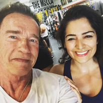 My “gym buddy”, the “Governator” Arnold Schwarzenegger