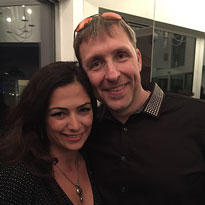 With the super cool biohacker Dave Asprey at the his book launch party for the Bulletproof Diet.